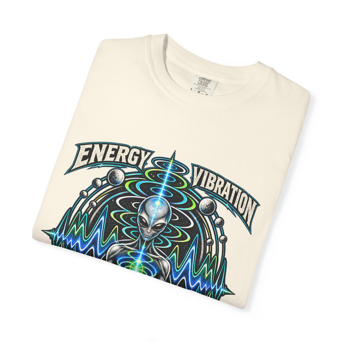 Energy Vibration Frequency Unisex Garment-Dyed Tee
