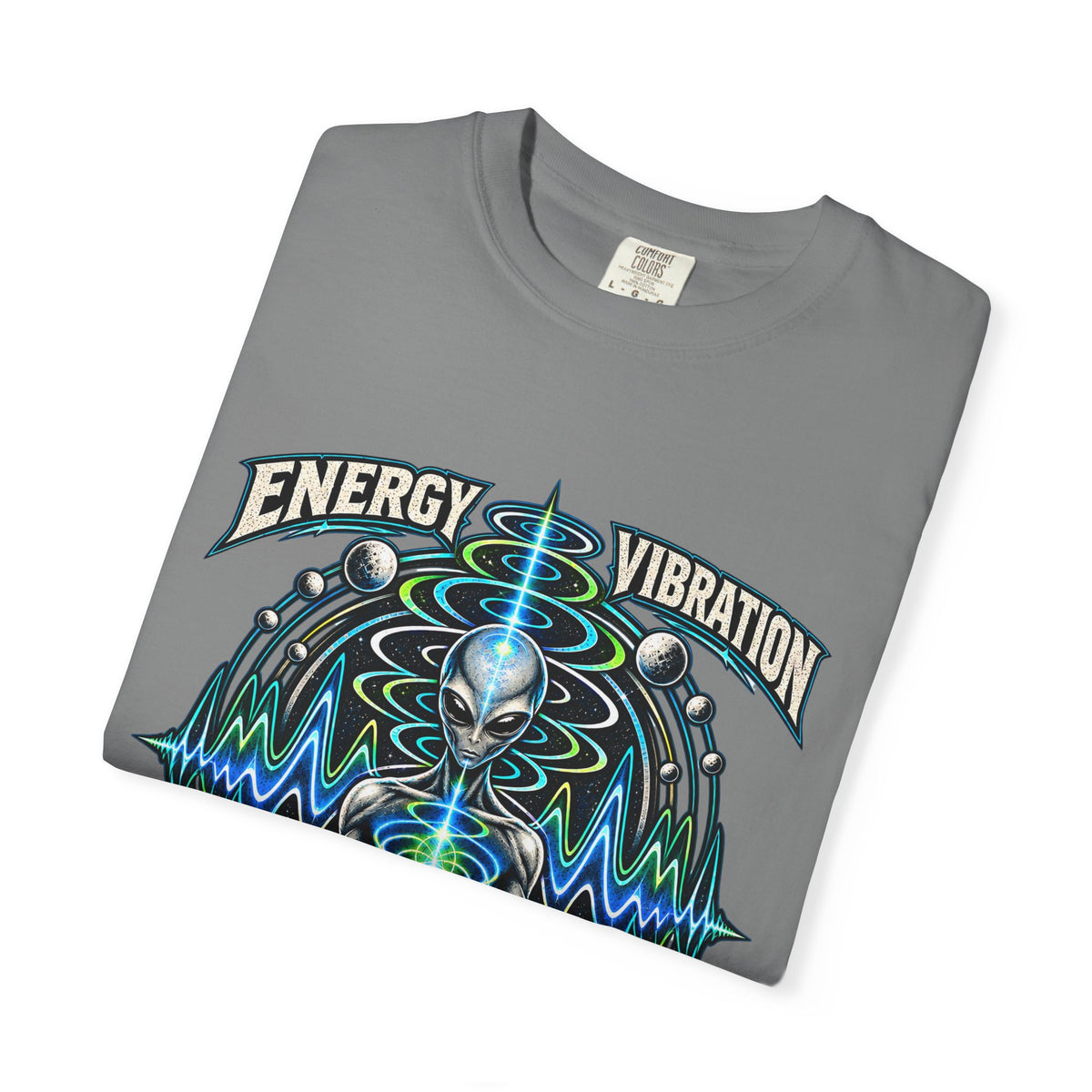 Energy Vibration Frequency Unisex Garment-Dyed Tee