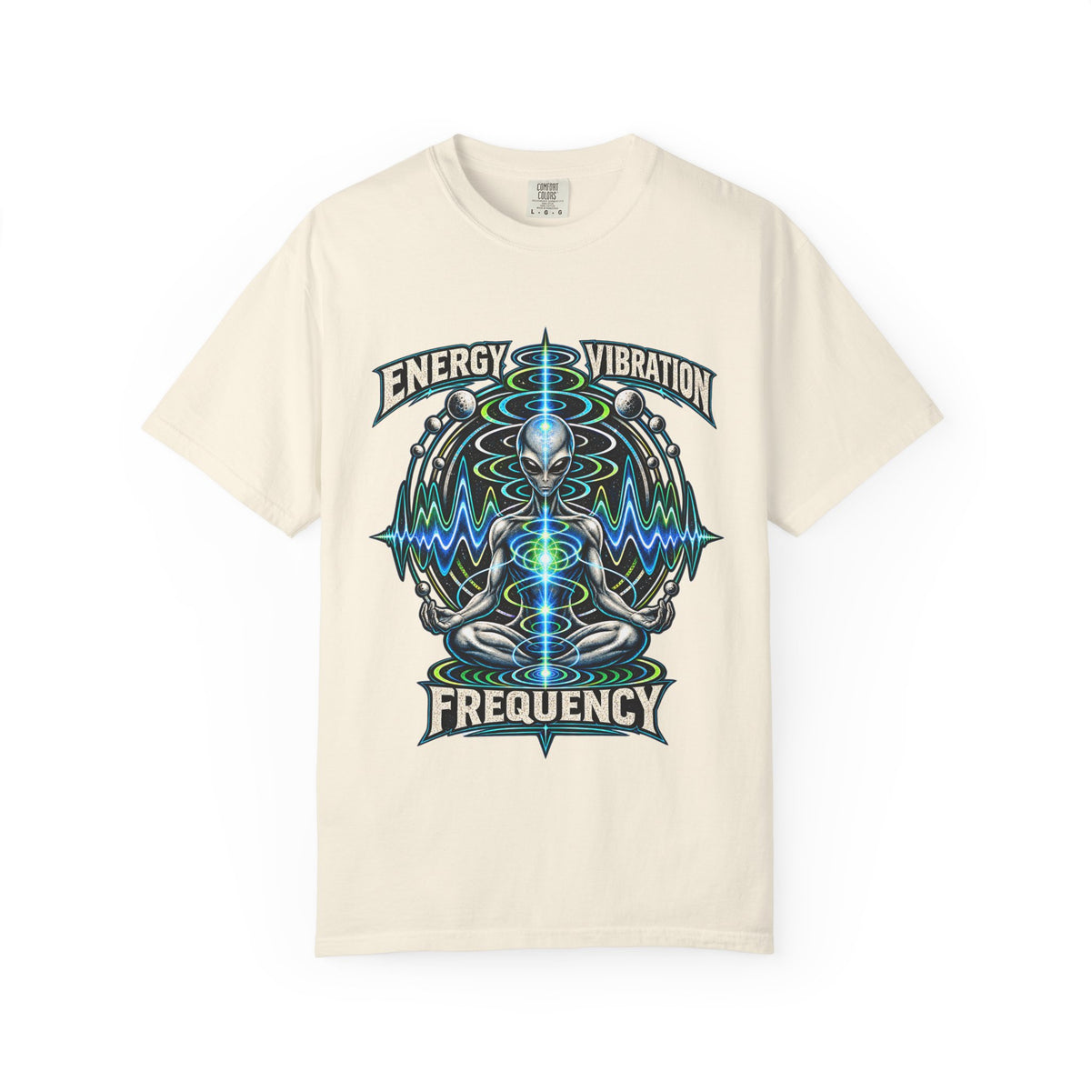 Energy Vibration Frequency Unisex Garment-Dyed Tee