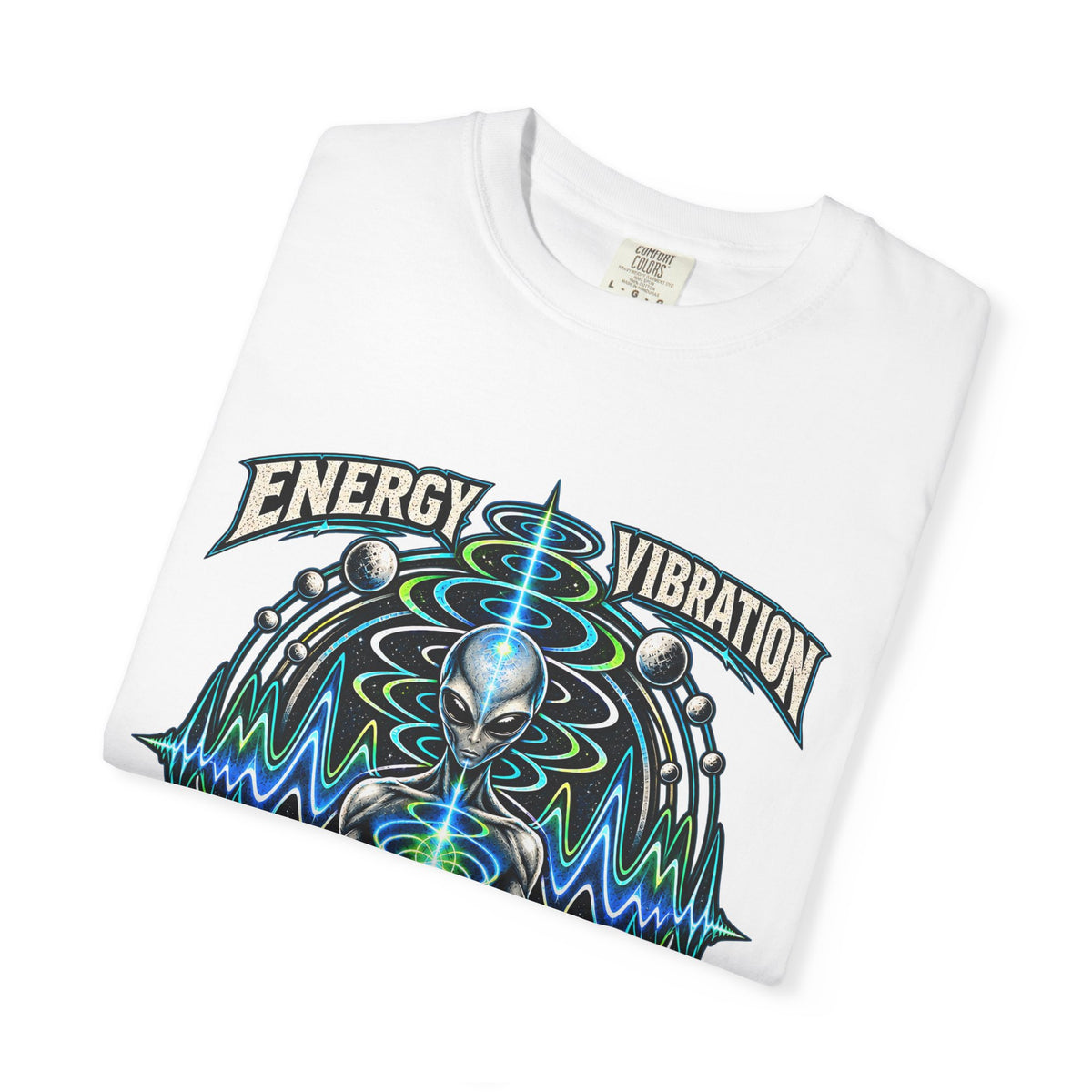 Energy Vibration Frequency Unisex Garment-Dyed Tee