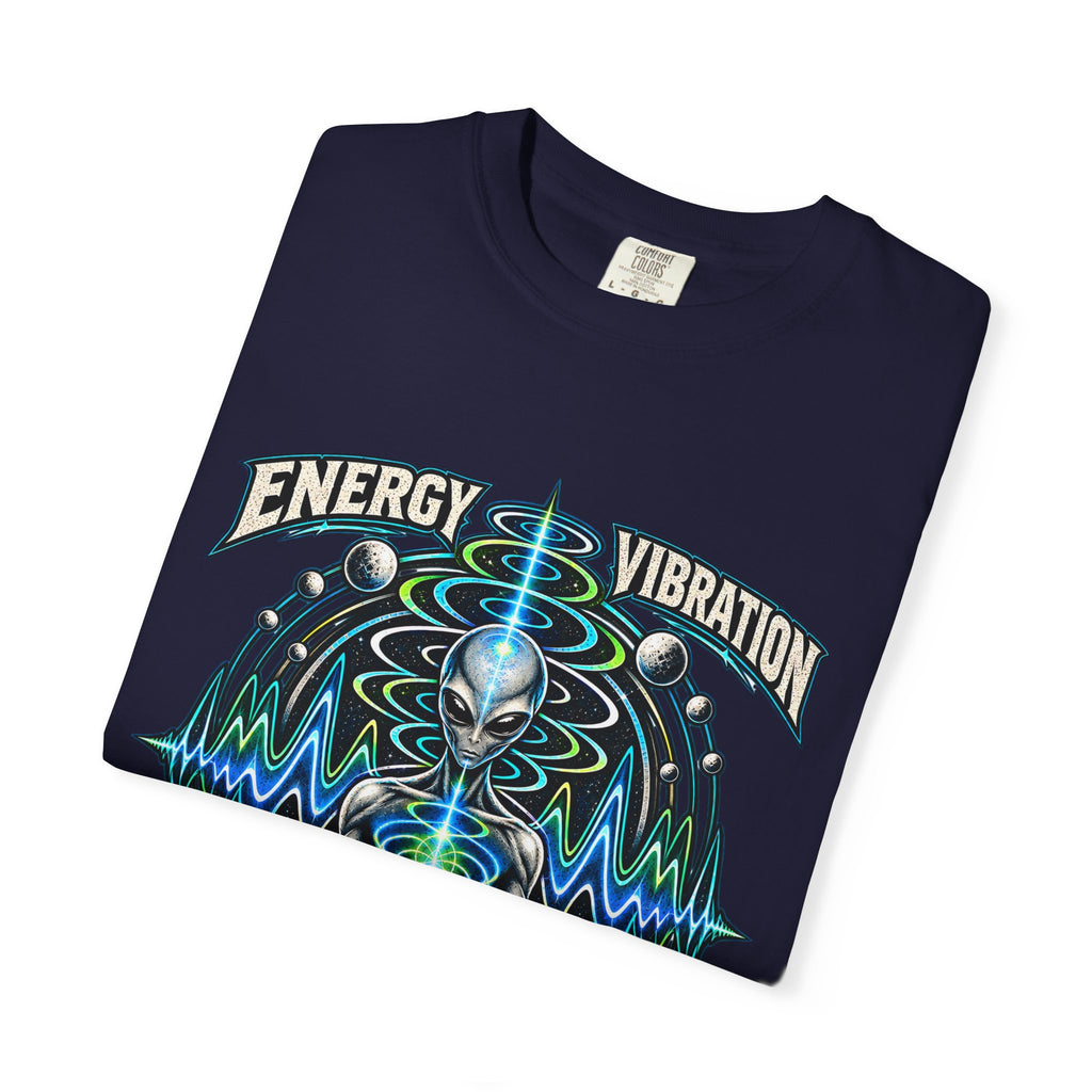 Energy Vibration Frequency Unisex Garment-Dyed Tee