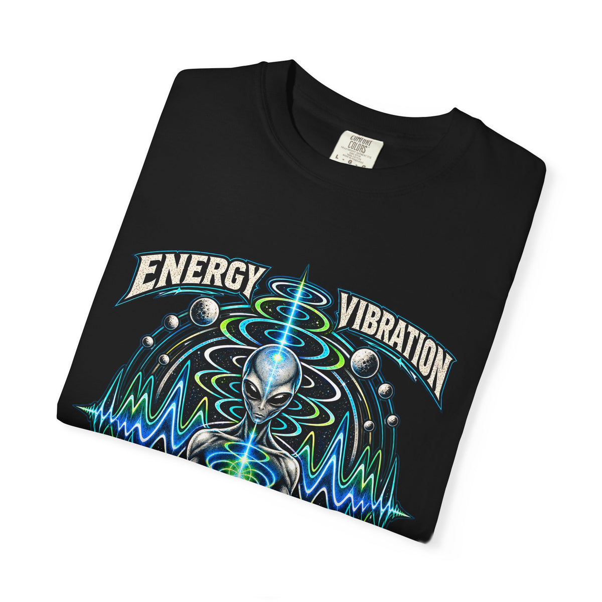 Energy Vibration Frequency Unisex Garment-Dyed Tee