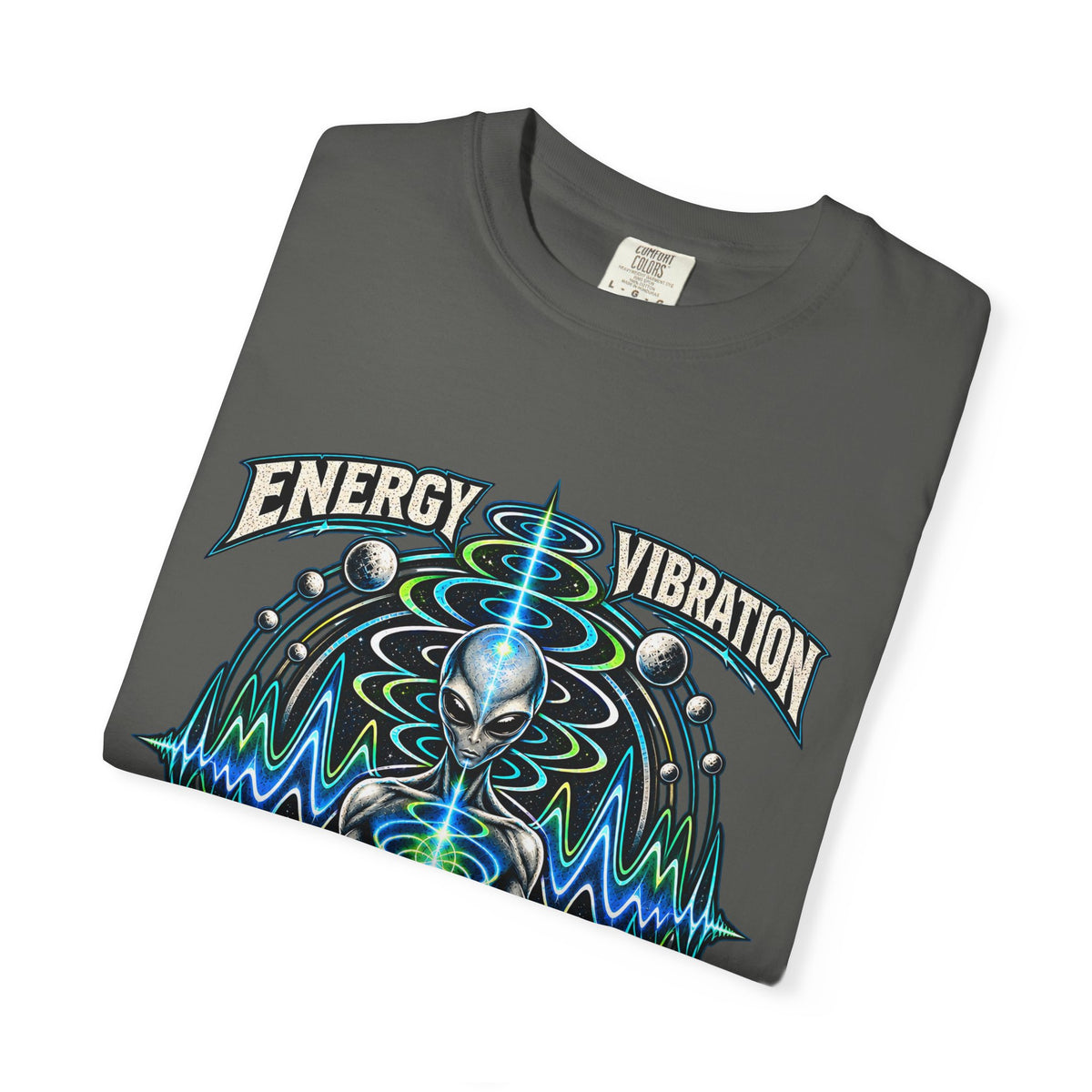 Energy Vibration Frequency Unisex Garment-Dyed Tee