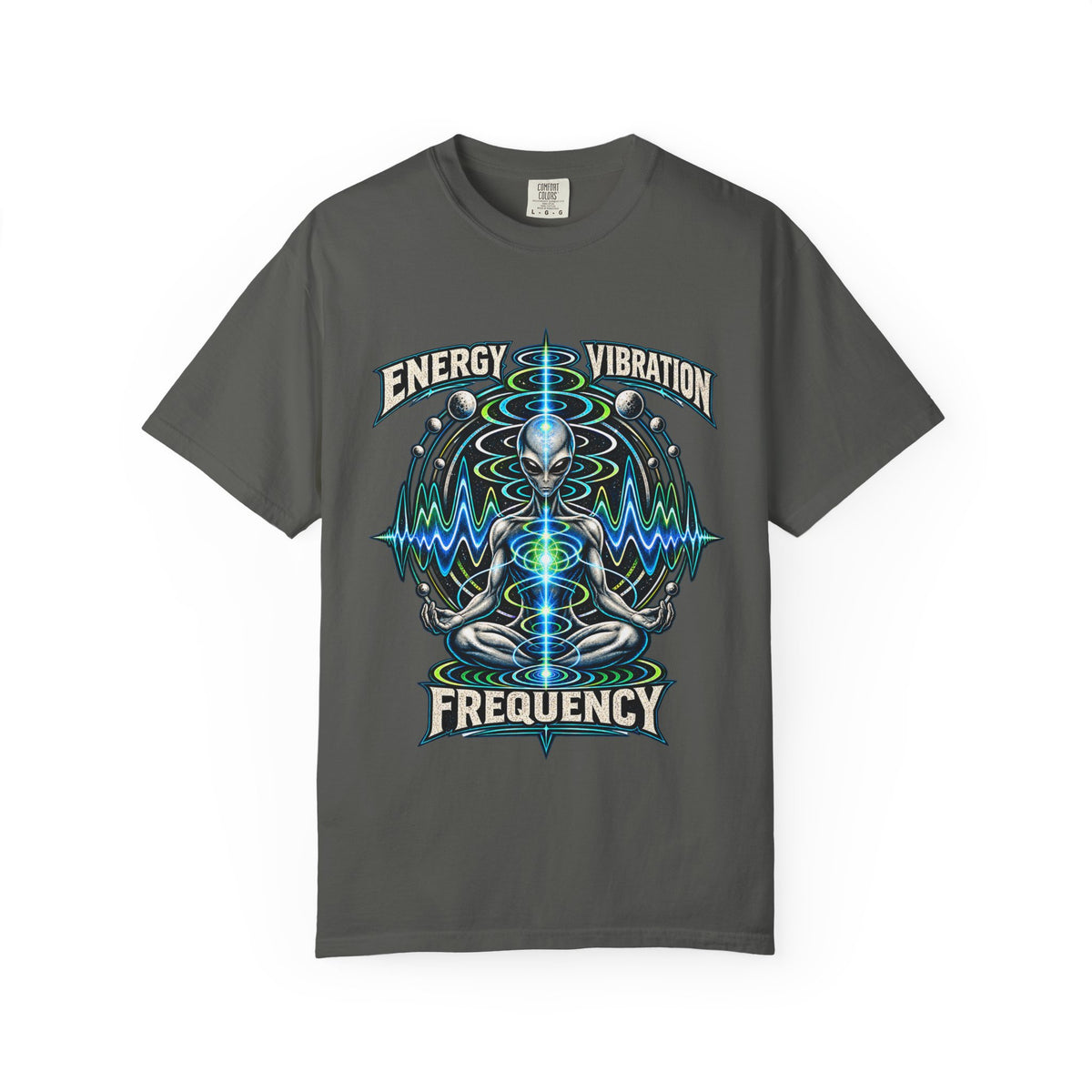 Energy Vibration Frequency Unisex Garment-Dyed Tee