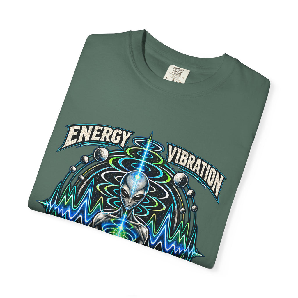 Energy Vibration Frequency Unisex Garment-Dyed Tee