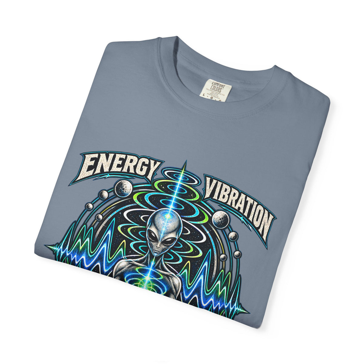 Energy Vibration Frequency Unisex Garment-Dyed Tee