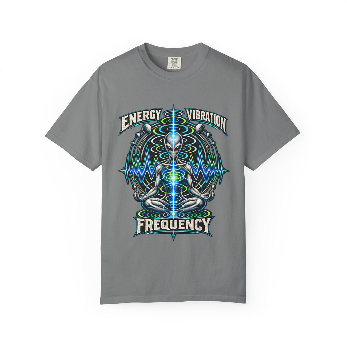 Energy Vibration Frequency Unisex Garment-Dyed Tee
